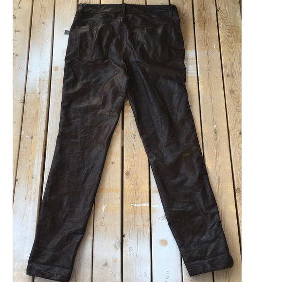NWT Level 99 Sienna Tomboy Faux Leather Pants 28 - Picture 4 of 8
